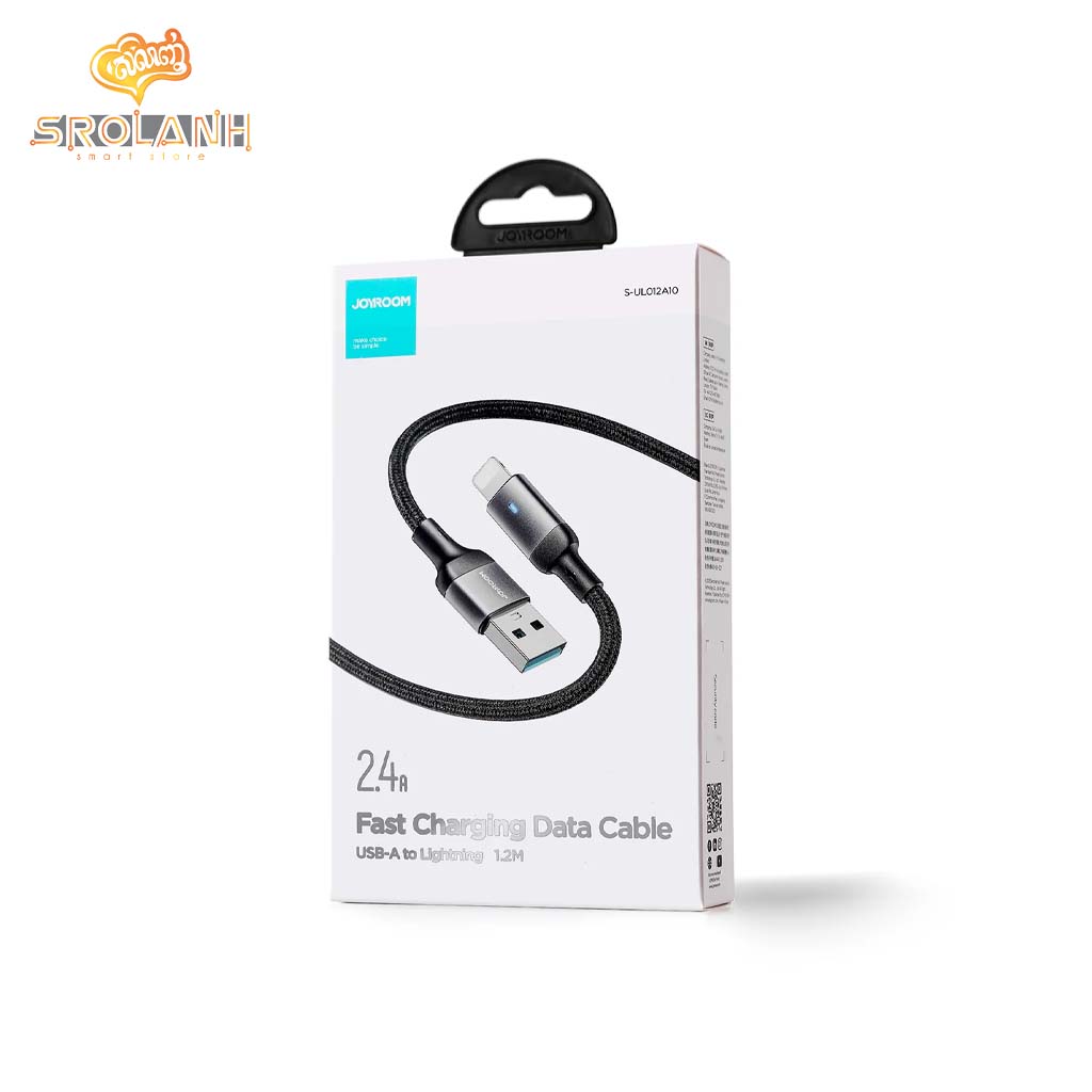 Joyroom 2.4A USB-A to Lightning Fast Charging 1.2M S-UL012A10