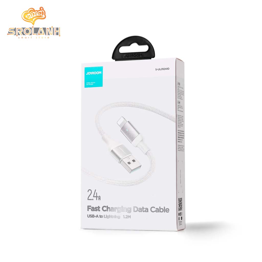 Joyroom 2.4A USB-A to Lightning Fast Charging 1.2M S-UL012A10