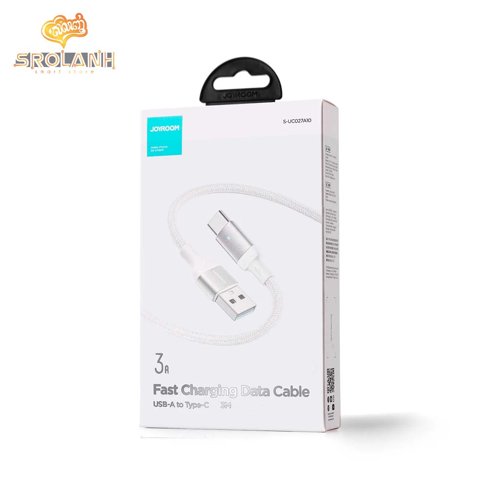 Joyroom 3A USB-A to Type-C Fast Charging 1.2M S-UL027A10