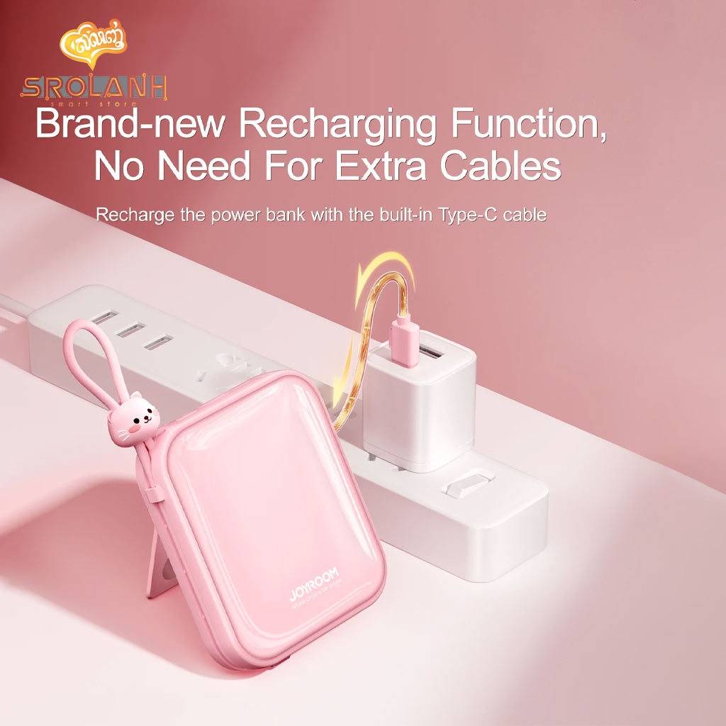 Joyroom Cutie Series 22.5W Power Bank with Kickstand (Lightning&Type-c dual) JR-L008