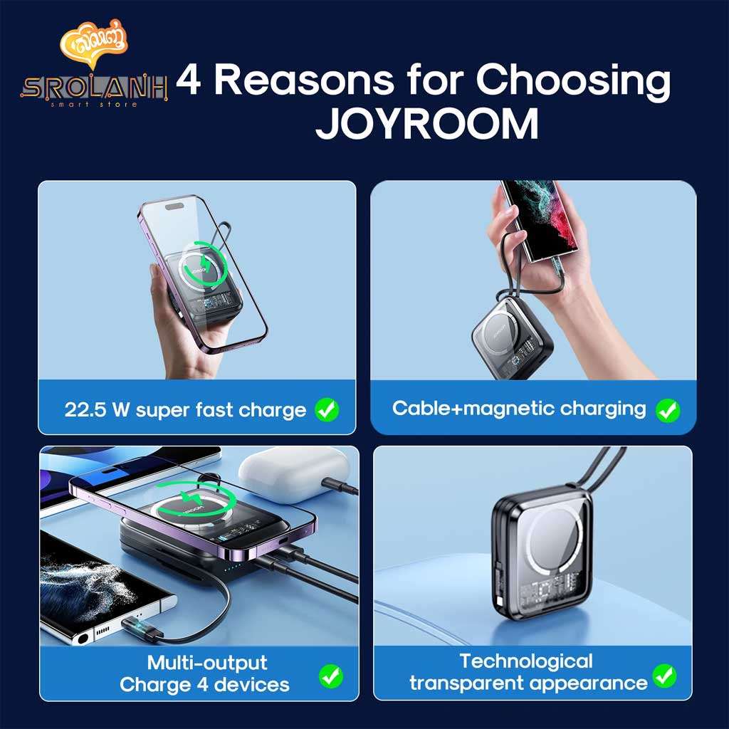 Joyroom IcySeries 22.5W Magnetic Wireless 10000mAh (Type-C) JR-L006