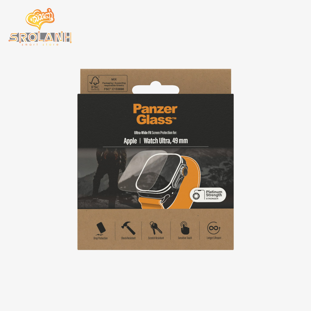 PanzerGlass Ultra Wide Fit Screen Protector Apple Watch Ultra 49mm