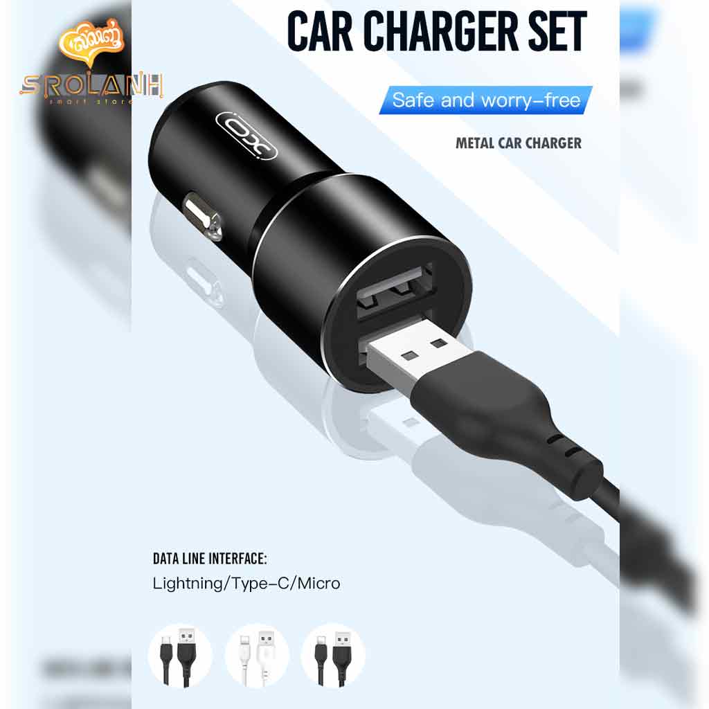 XO CC30 Metal Car Charger