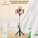 XO SS09 Multifunctional Remote Control selfie-stick