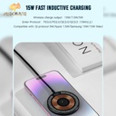 XO CX013 Transparent Design Magnetic 15W Wireless Charger