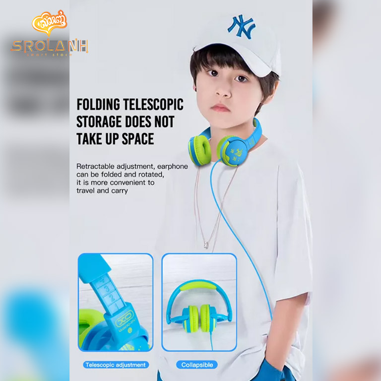 XO EP47 Kids Study Wired Headphone