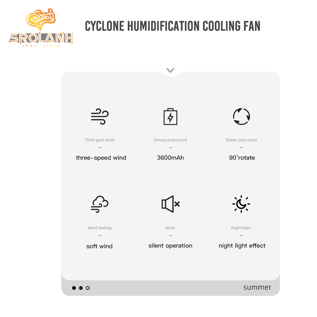 XO-MF76 Spray Cooling Steering Fan