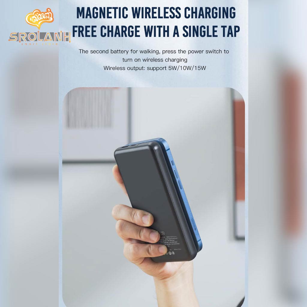 XO PR161 Magnetic Wireless Charging Fast Charging 15W/QC22.5W/PD20W 10000mAh