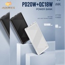 XO PR149 PD20W+QC18W Light Shows Fast Charging 10000mAh