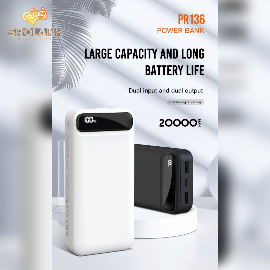 XO PR136 Power Bank 20000 mAh