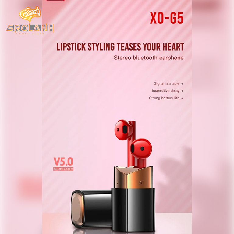 XO G5 Twilight Lipstick TWS Bluetooth Headphones