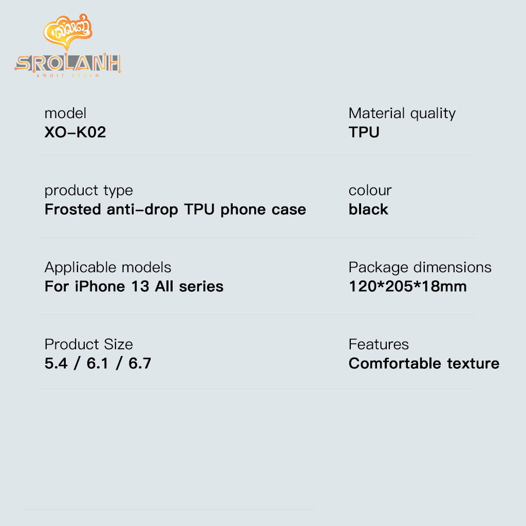 XO-K02 Chanyi Series iPhone13 Pro 6.1