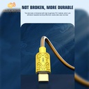 XO NBQ217A 20W Gold Series data cable Type-c to Lightning  