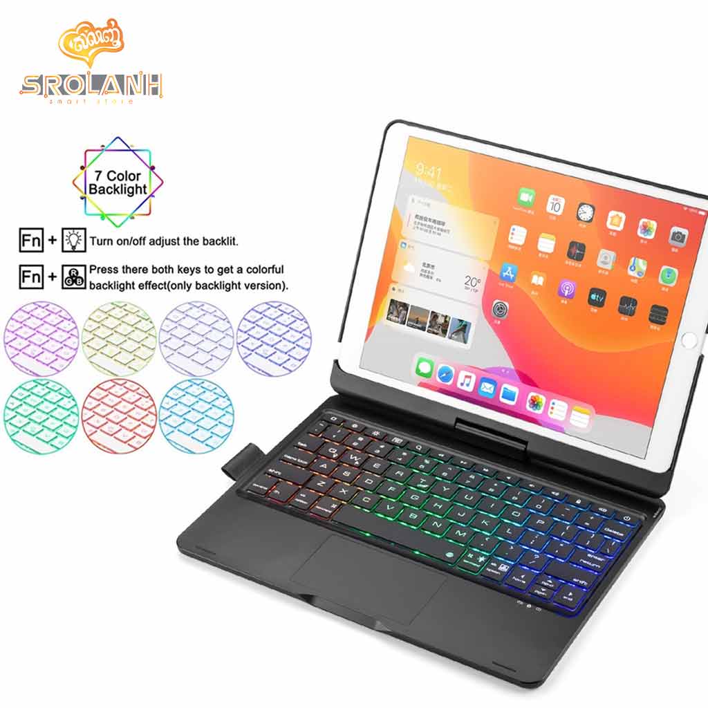 F180 iPad Case With Wireless Keyboard for iPad 9.7/10.2/10.5/11 inch