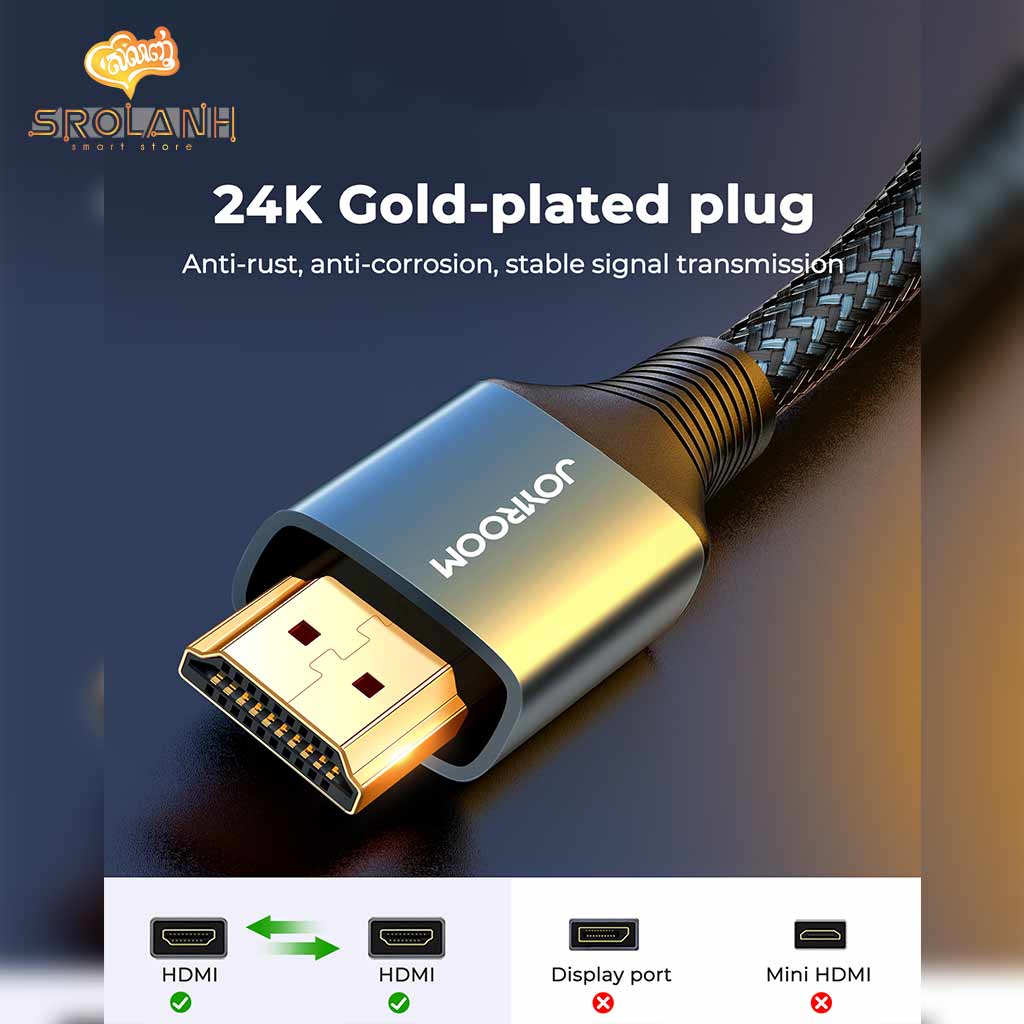 Joyroom HDMI to HDMI Cable (4K@60Hz) 2m SY-20H1