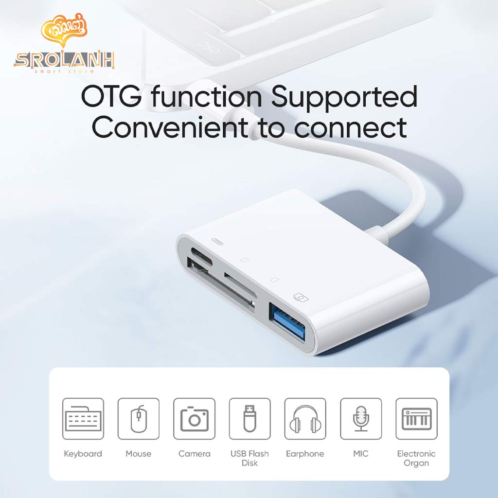 Joyroom Lightning to USB OTG Card Reader 7cm S-H142