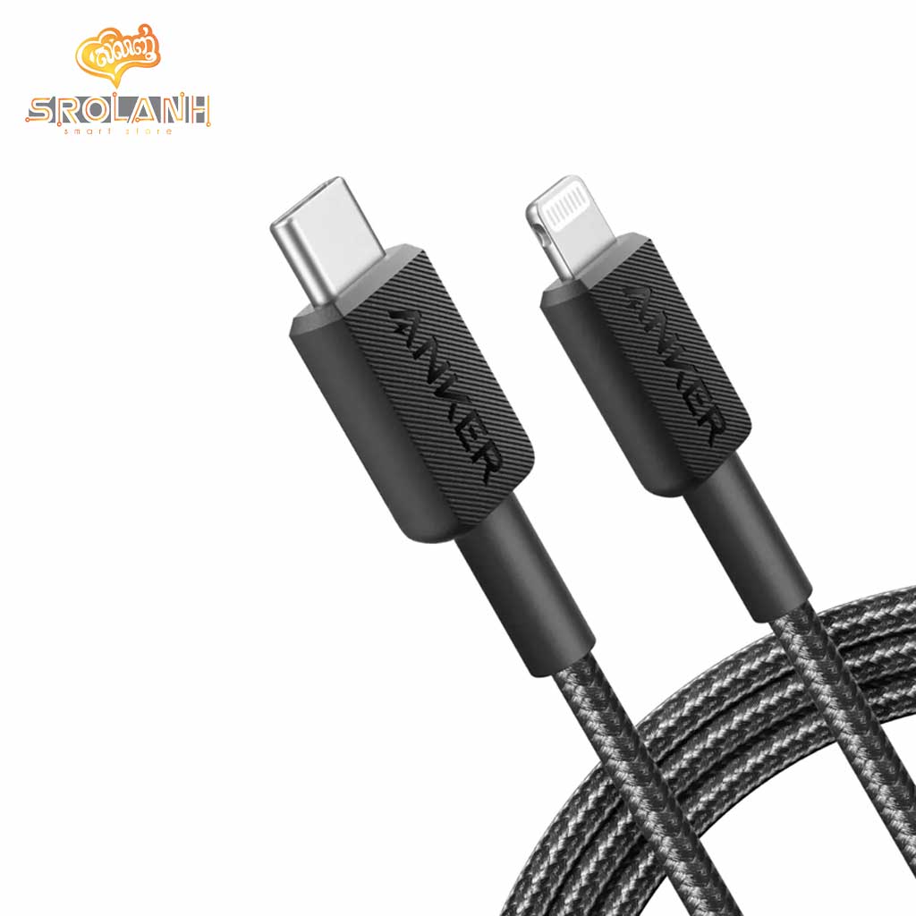 Anker 322 USB-C to Lightning Braided Cable 6ft/1.8m