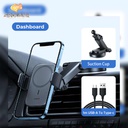 Joyroom Magnetic Wireless Car Charger Holder (Dashboard) JR-ZS295