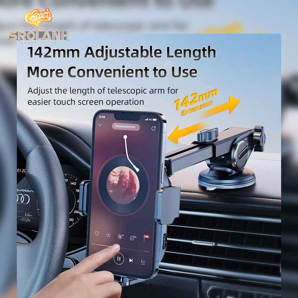 Joyroom Dual-Coil Wireless Car Charger Holder (Dashboard) JR-ZS299