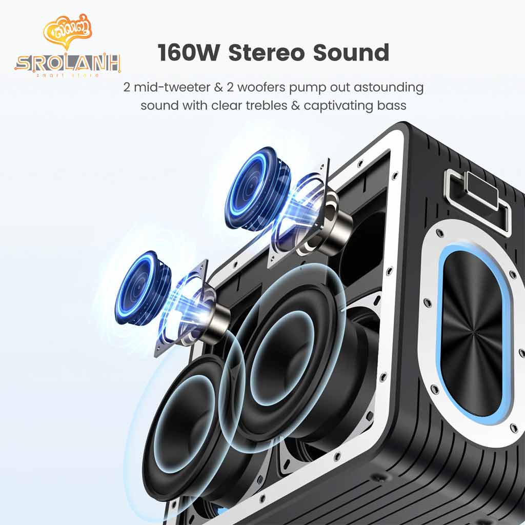 SOUNARC A3 Pro 160watt with 2 Microphone