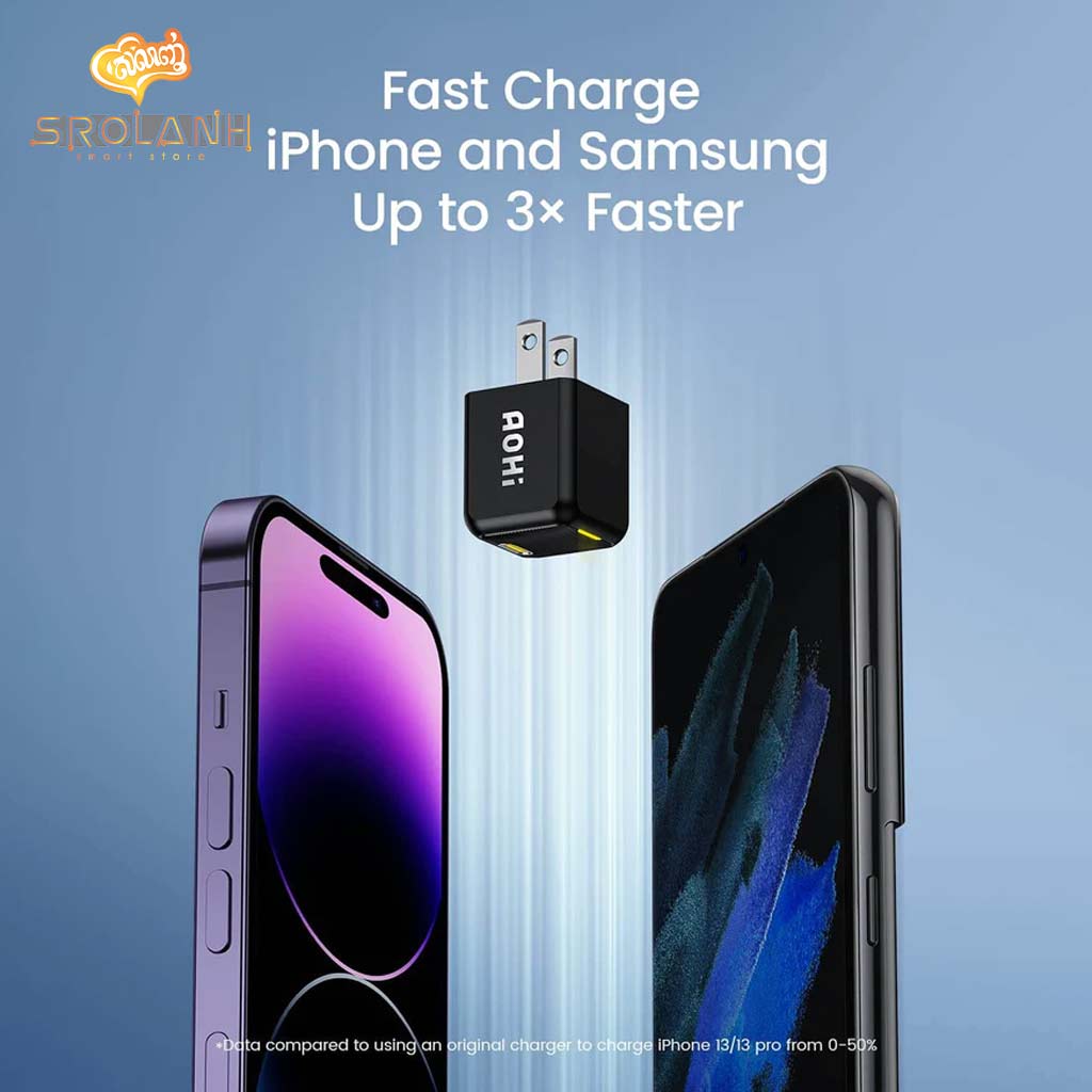 AOHi MagCube PD 30W Fast Charge with Cable USB-C to USB-C