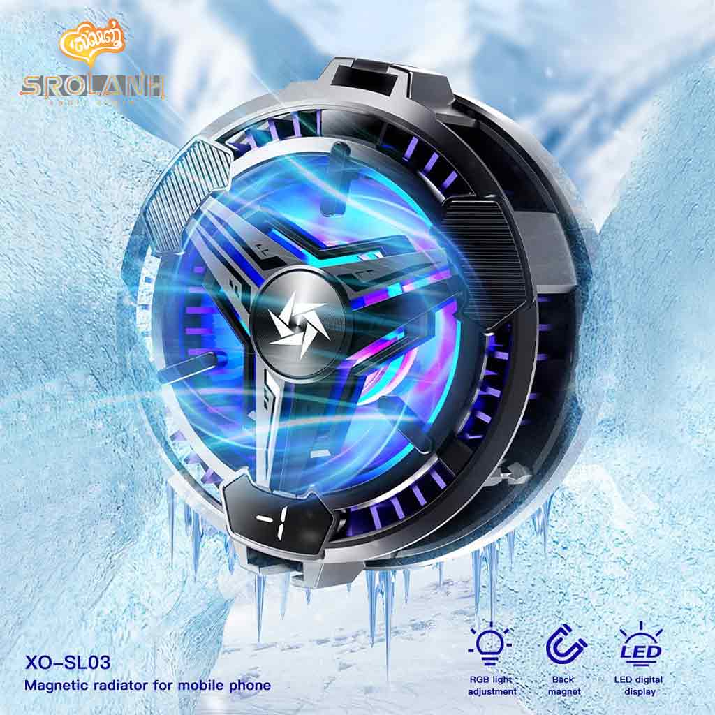 XO SL03 Magnetic suction+clamp, temperature display, with color light radiator