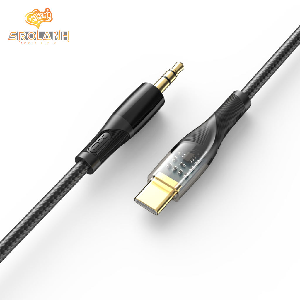 XO NB-R241B TYPE-C to 3.5 Transparent audio cable