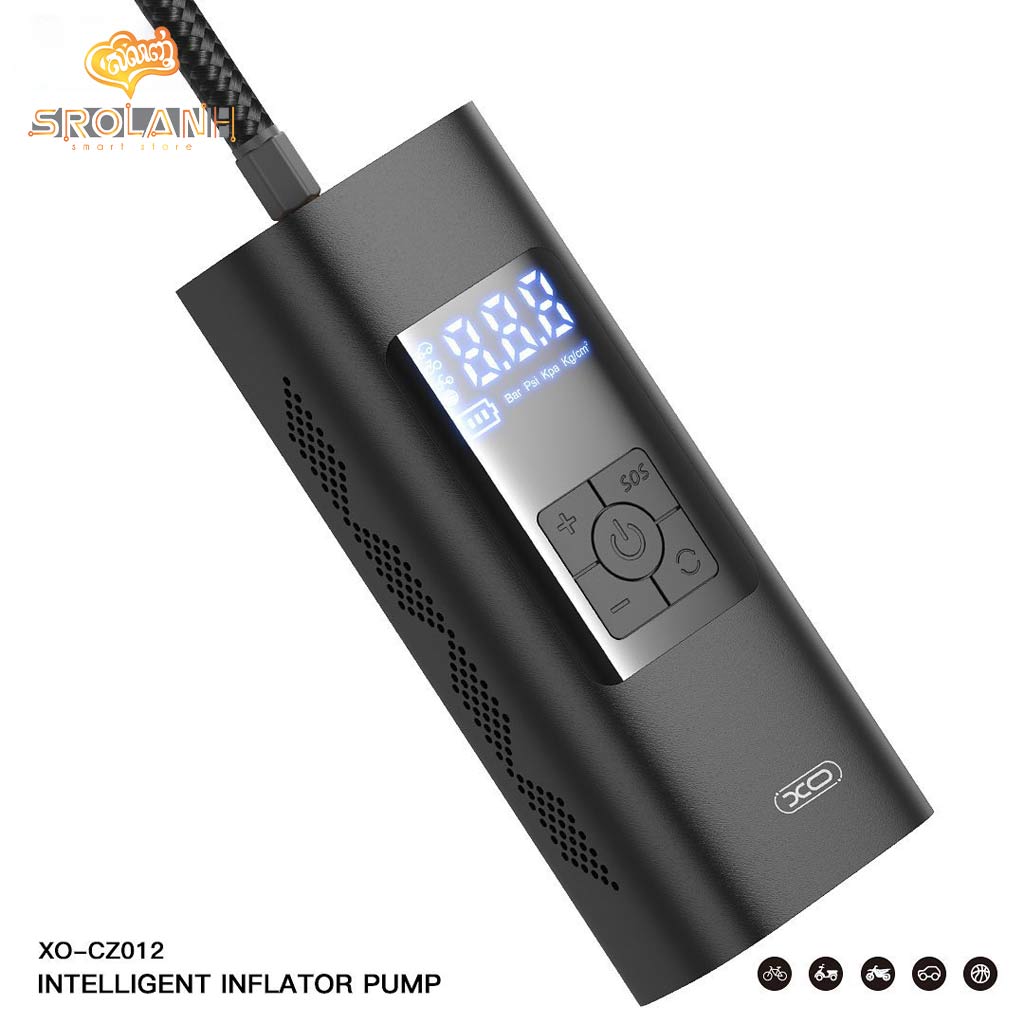 XO CZ012 wireless/wired 2-use inflatable pump 6000mAh 