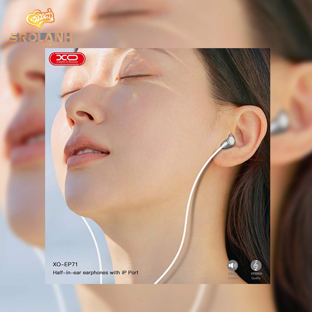 XO EP71 original series cracked version Lightning in ear metal digital call earphones