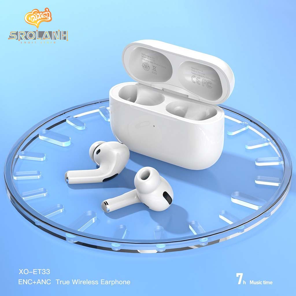 XO ET33 Third Generation ANC and ENC Wireless TWS Bluetooth Headphones