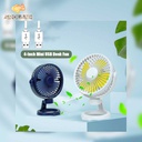 XO XO-MF79 6-inch desktop/bracket adjustable angle fan 2400mAh