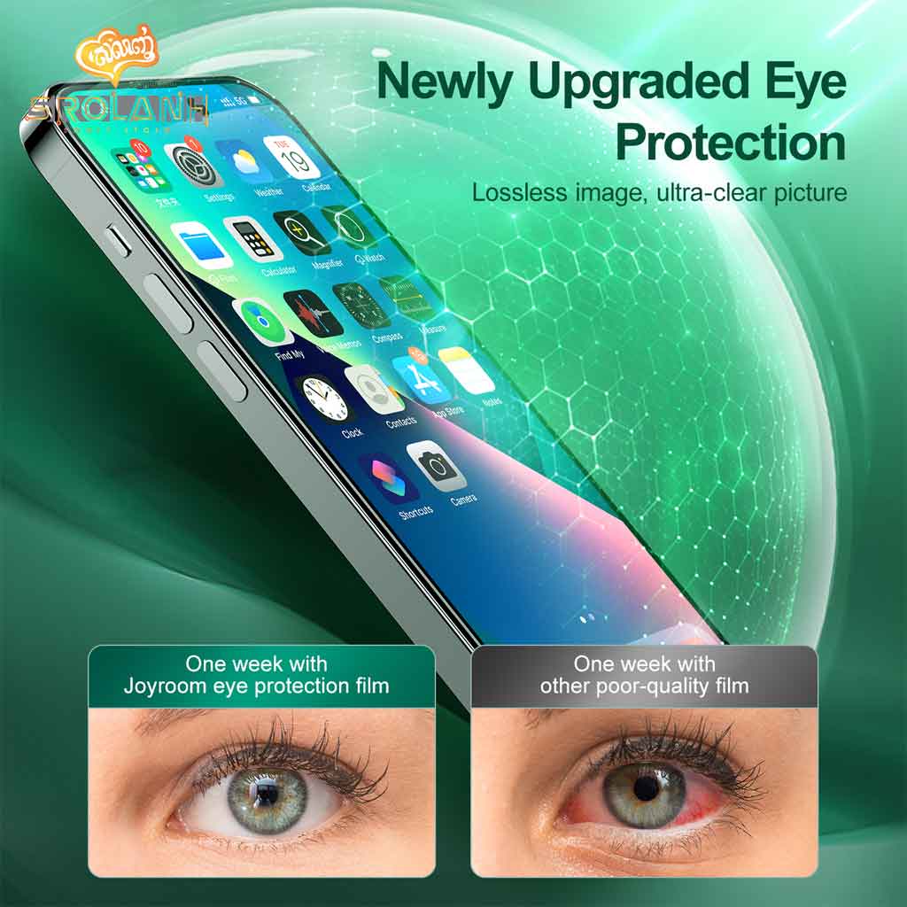 Joyroom JR-G01 Tempered Glass Screen Protector Eye Protection iPhone 14