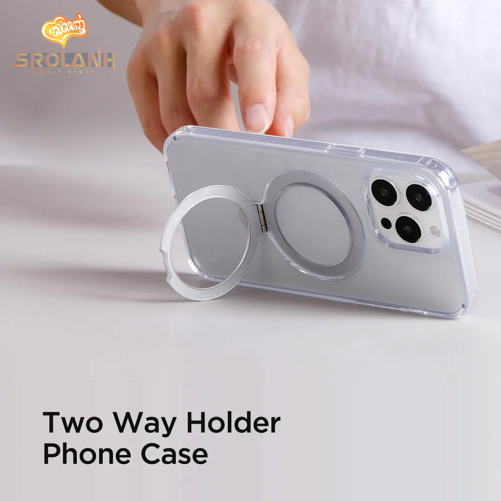 Joyroom JR-BP004 Magnetic Protective Phone Case with Holder for iPhone 15