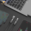 ENERGEA BAZIC Gocharge ALUCABLE 4 in 1, USB A/C input and USB C/Lightning output, PD-15CM