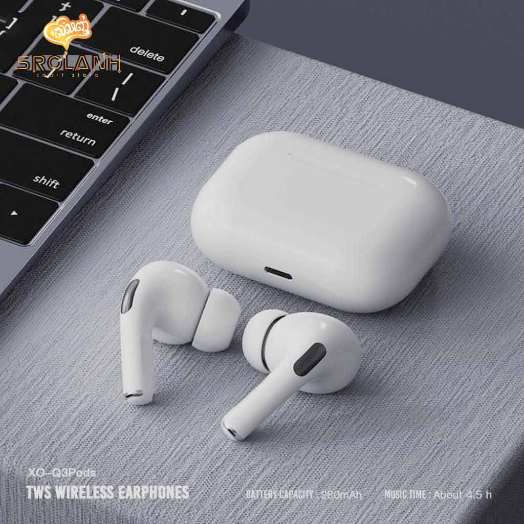 XO-Q3Pods Bluetooth headset.3rd(generation Full configuration with ear Sensor and wireless charging)