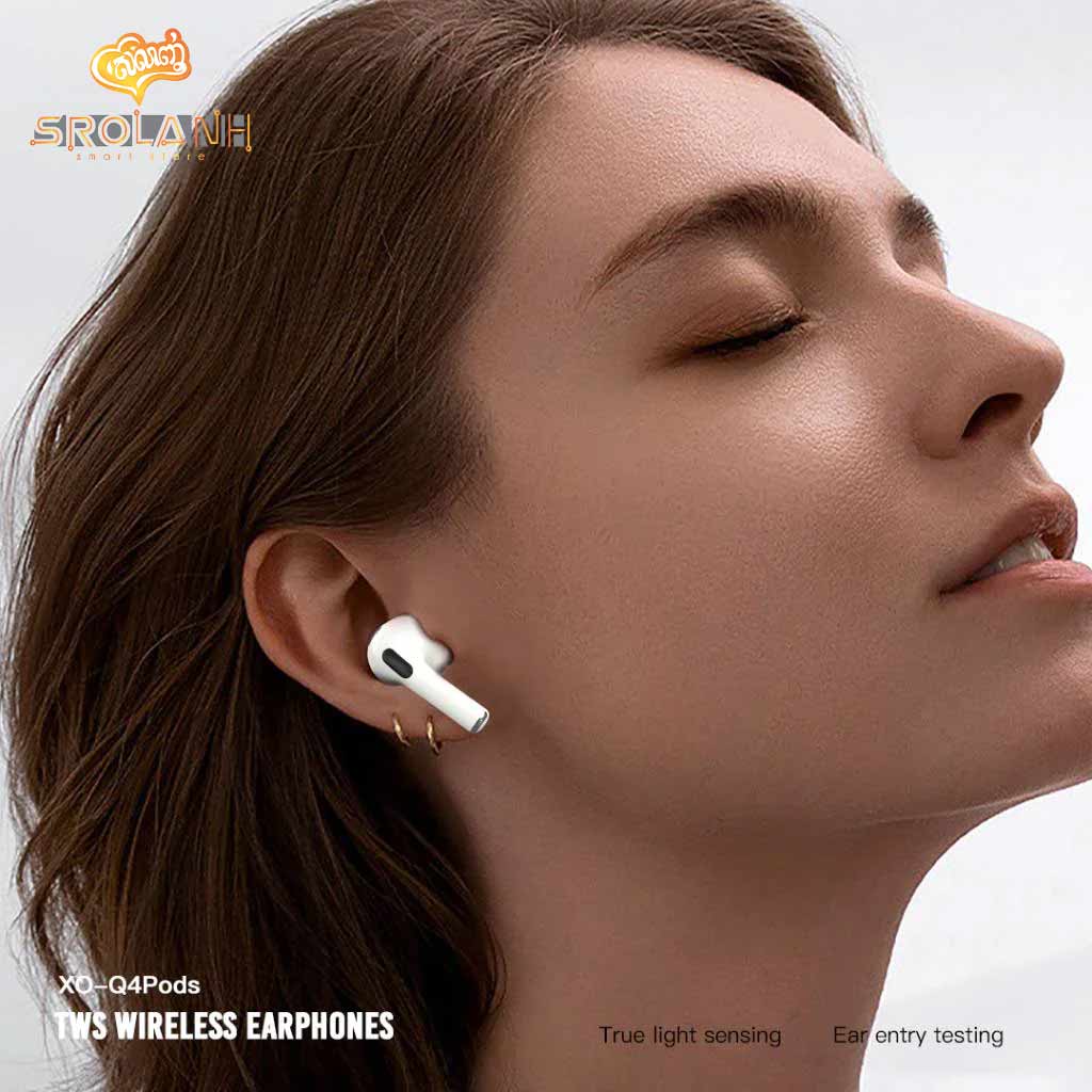 XO-Q4Pods Bluetooth headset.4th(generation Full configuration with ear Sensor and wireless charging)