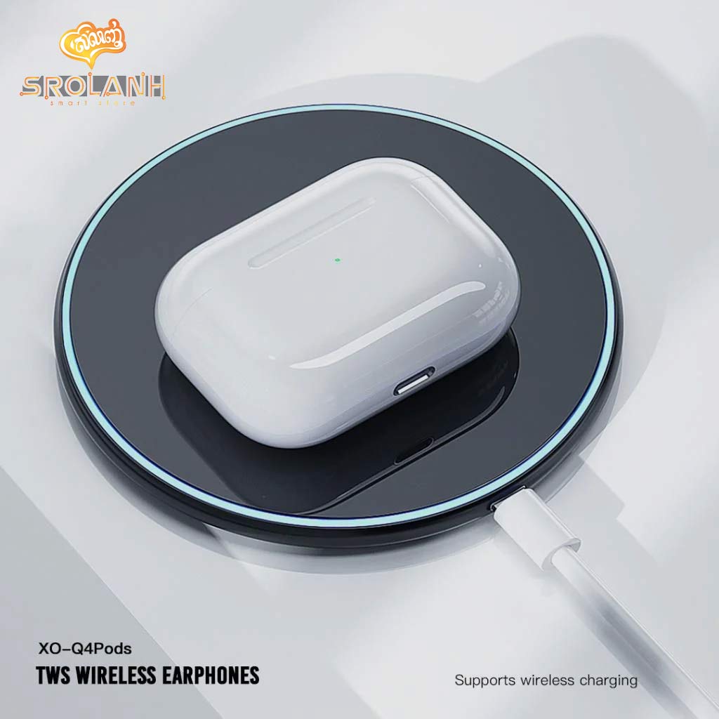 XO-Q4Pods Bluetooth headset.4th(generation Full configuration with ear Sensor and wireless charging)