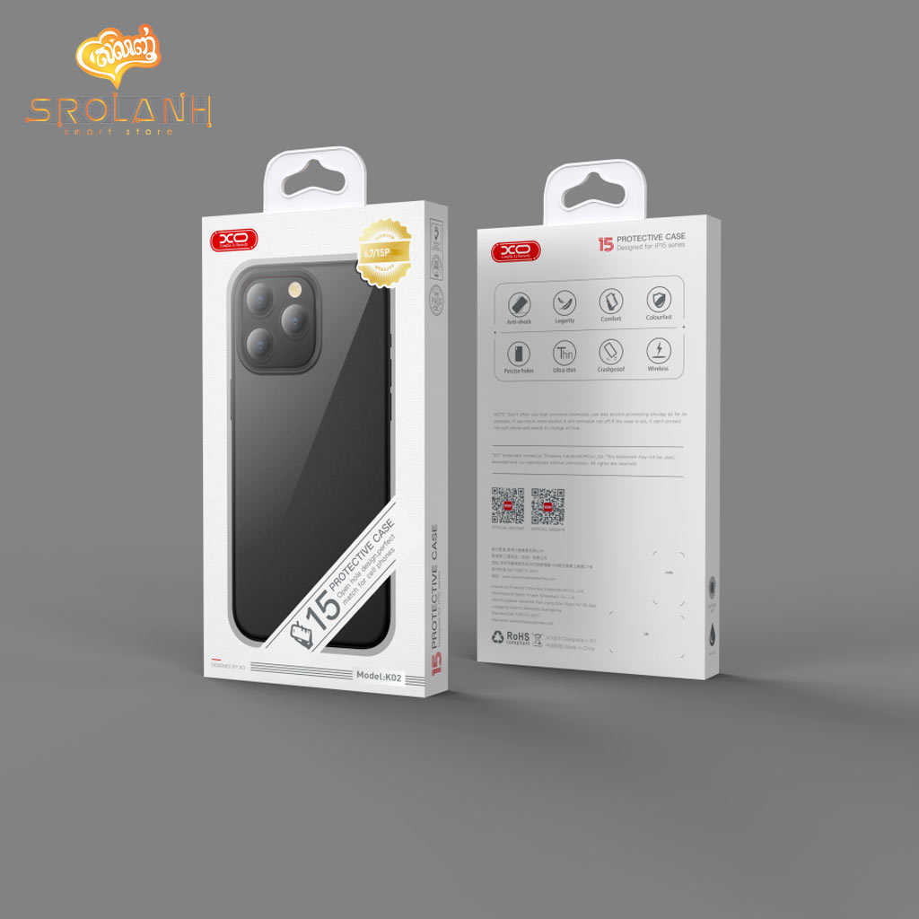 XO K02 Frosted TPU with Lanyard Hole for iPhone 15 Pro Max 6.7