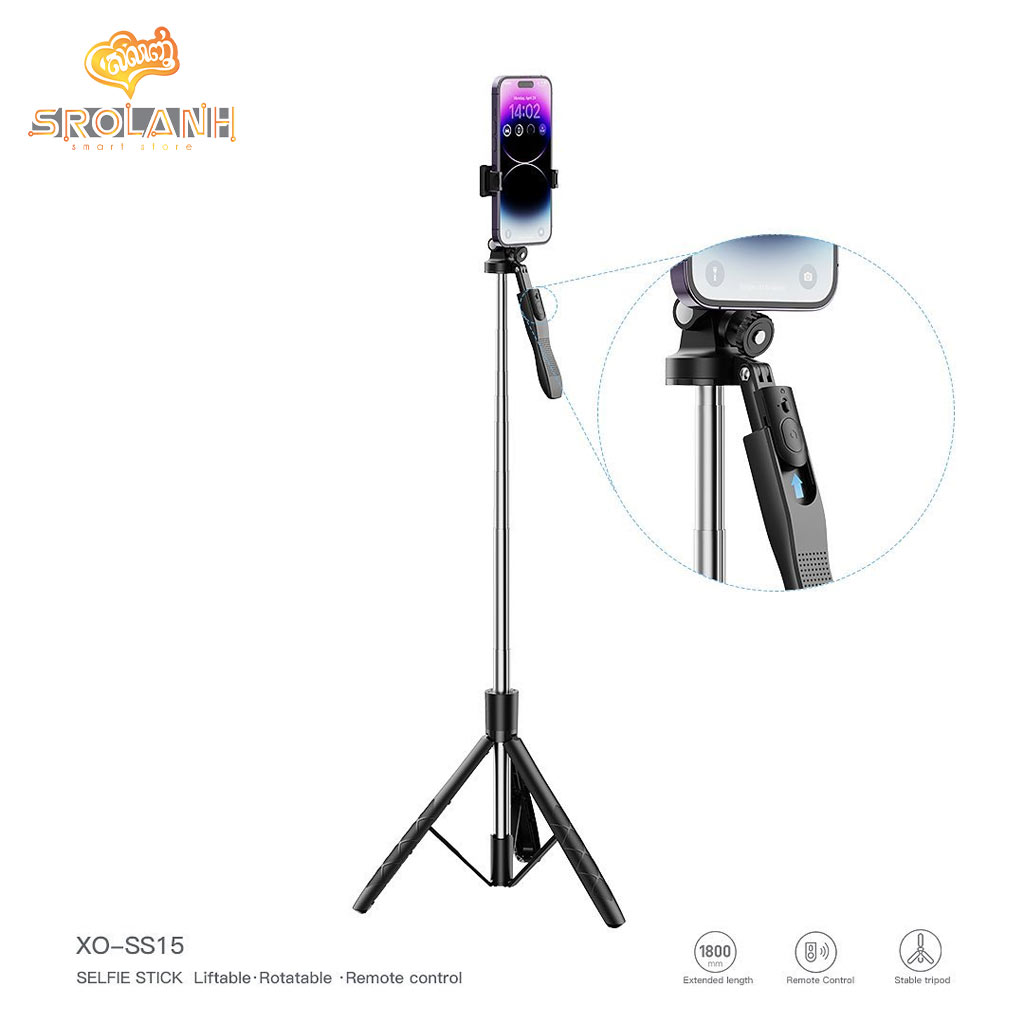 XO-SS15 Bluetooth Selfie Stick Balance steady shot direct broadcasting three legged reinforced bracket 180CM