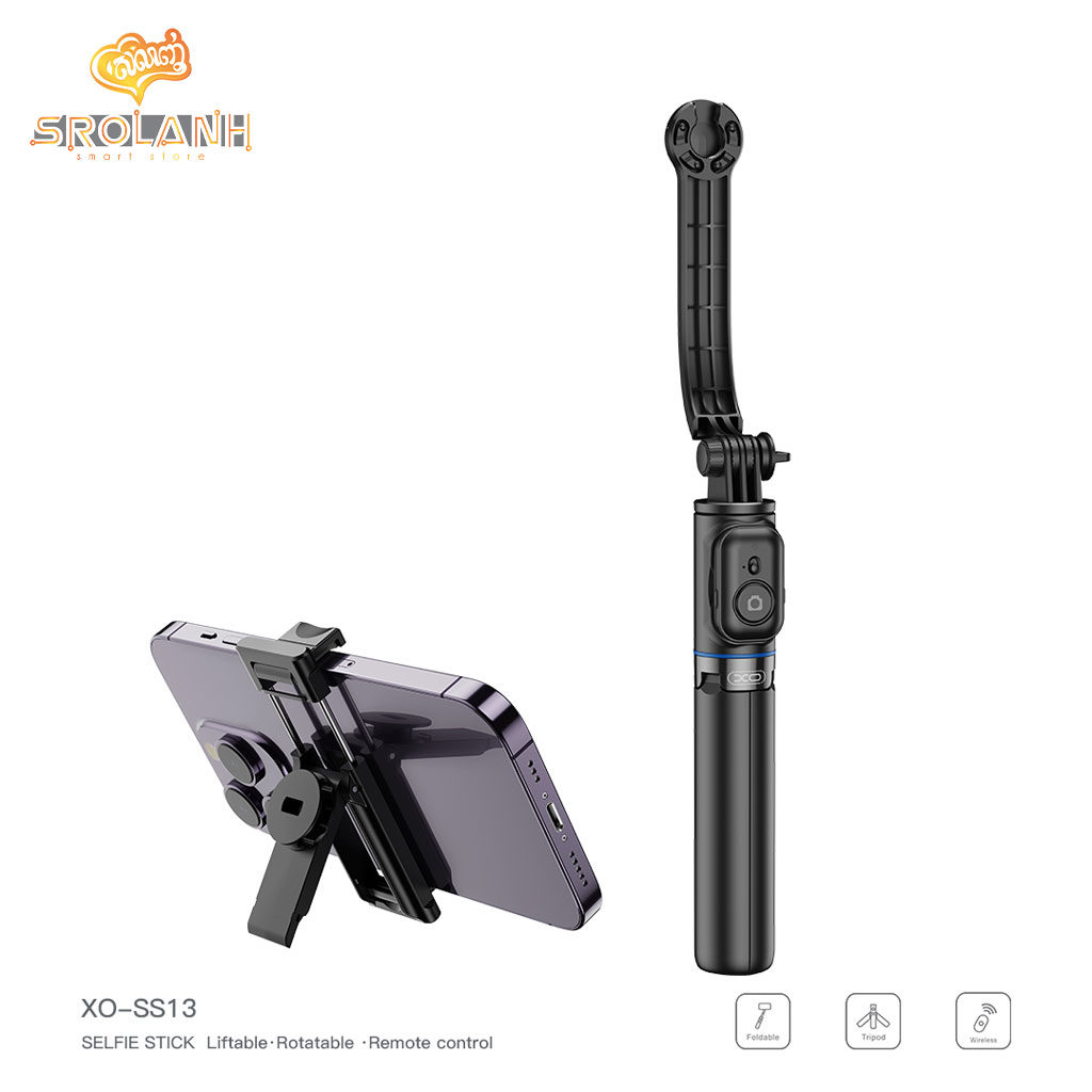 XO-SS13 Bluetooth Selfie Stick for Tripods(detachable phone clip,phone holder) 106CM