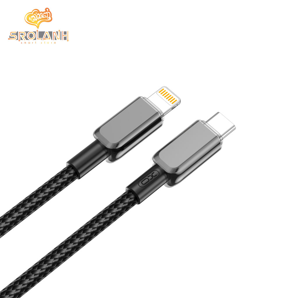 XO NB-Q250A PD 27W PVC Shiny Colorful  Lightning Fast Charging Cable