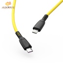 XO NB-Q246A Suluo real silicone PD Type-c to Lightning 27W Data Cable L=1M