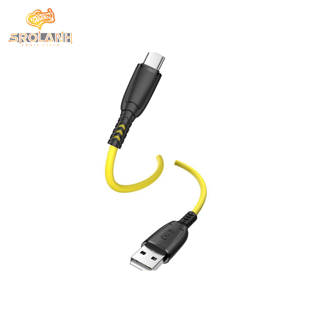 XO NB247 Suluo Series Portable Silicone 6A Type-c with Cable clip 25cm