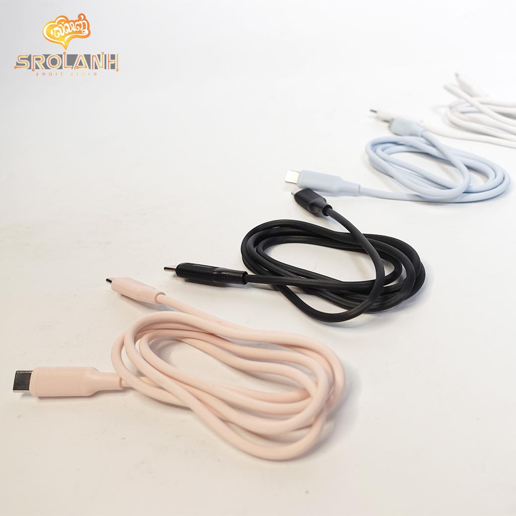 XO NB-Q265B Type-C to Type-C Minimalist Series charging Cable (PD60W)