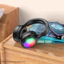 HOCO W48 Wireless Bluetooth Headphones RGB light High Sound Quality (46Hours Playtime) BT 5.3