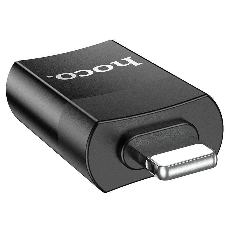 HOCO UA17 Lightning male to USB-A female adapter support 2.0 charging and data transfer OTG