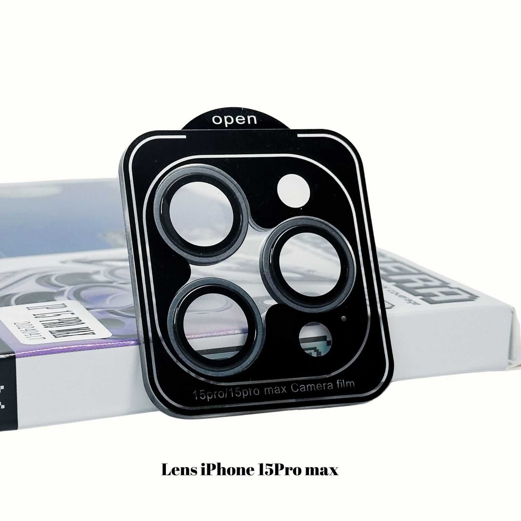 3ORI-Super Glass Mirror Series, Lens 360° all inclusive protector for iPhone15 Pro Max