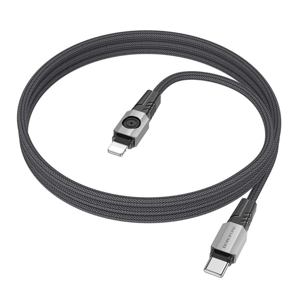 BOROFONE BU47 USB-C to Lightning Data Cable 27W, Length: 1.2m/3.9ft