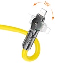 HOCO USB A to iPhone LED Cable 1.2m 180 Rotate U118