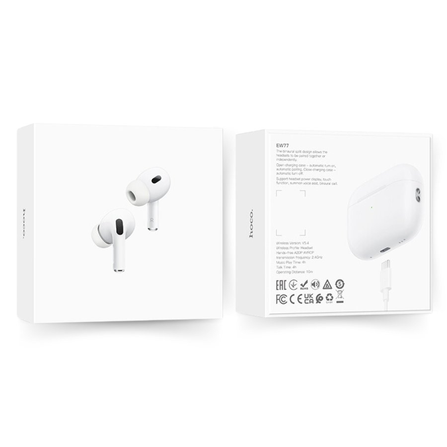 HOCO EW77 Bluetooth Earphone like AirPods pro2 (4Hours for talk&music time)